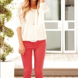 Vintage 2014 White Eyelet Detail LC Lauren Conrad